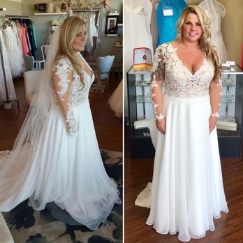 Hayla Couture and Alterations - BEFORE on left. AFTER on right. Hayla took my dress in 6-8 sizes to fit me like a glove!! - Sewing & Alterations Near Me - Scottsdale, Arizona Hayla Couture and Alterations - BEFORE on left. AFTER on right. Hayla took my dress in 6-8 sizes to fit me like a glove!! - Sewing & Alterations Near Me - Scottsdale, Arizona