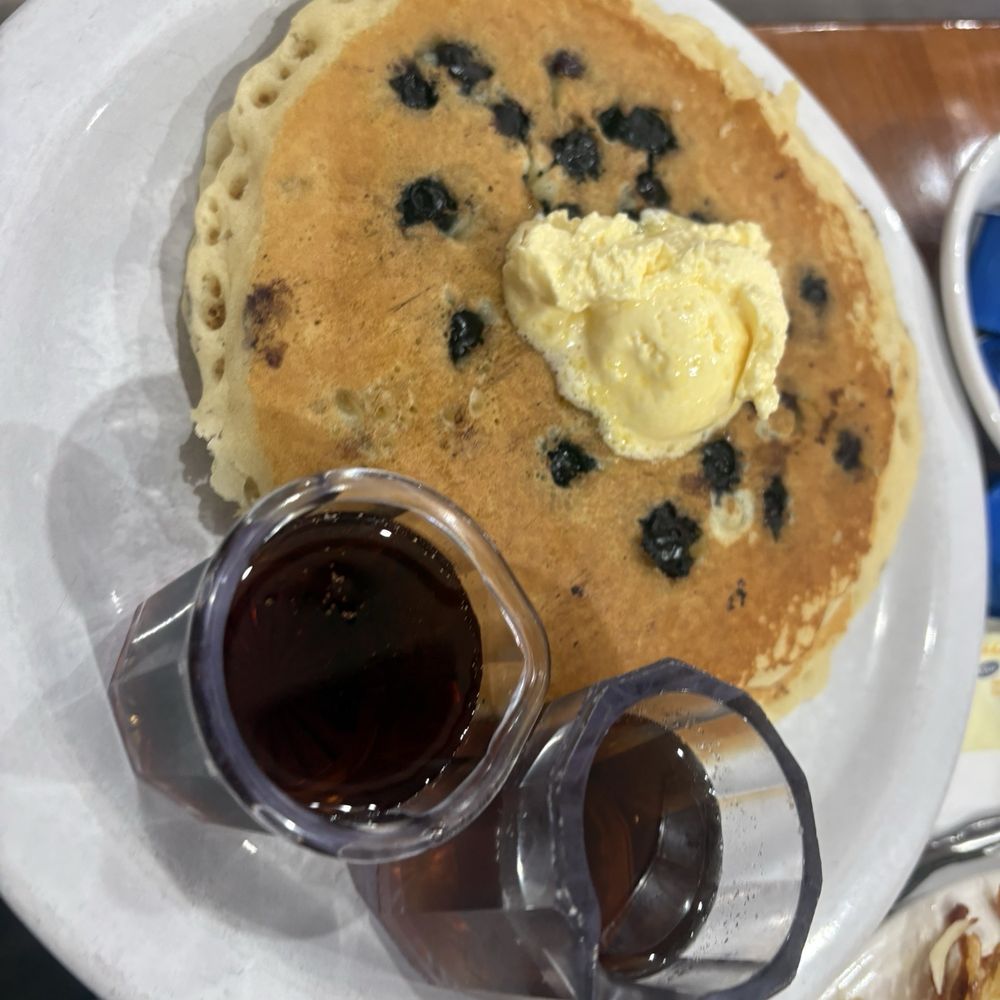 Blueberry pancakes Blueberry pancakes