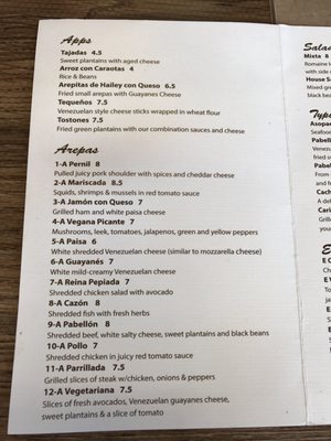 Menu photo 4 Arepera Guacuco Bushwick Brooklyn, NY