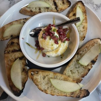 Wolf Peach Public House - Ricotta with cold toast points and random apple Slices - Breakfast & Brunch Near Me - Parker, Colorado Wolf Peach Public House - Ricotta with cold toast points and random apple Slices - Breakfast & Brunch Near Me - Parker, Colorado