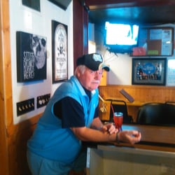 Jack's Place - Edd holding up the bar