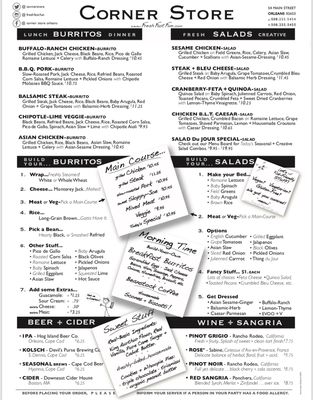 Menu photo 1 Corner Store- Orleans Orleans, MA