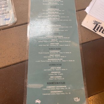 Cantler's Riverside - Drinks - Seafood Near Me - Annapolis, Maryland