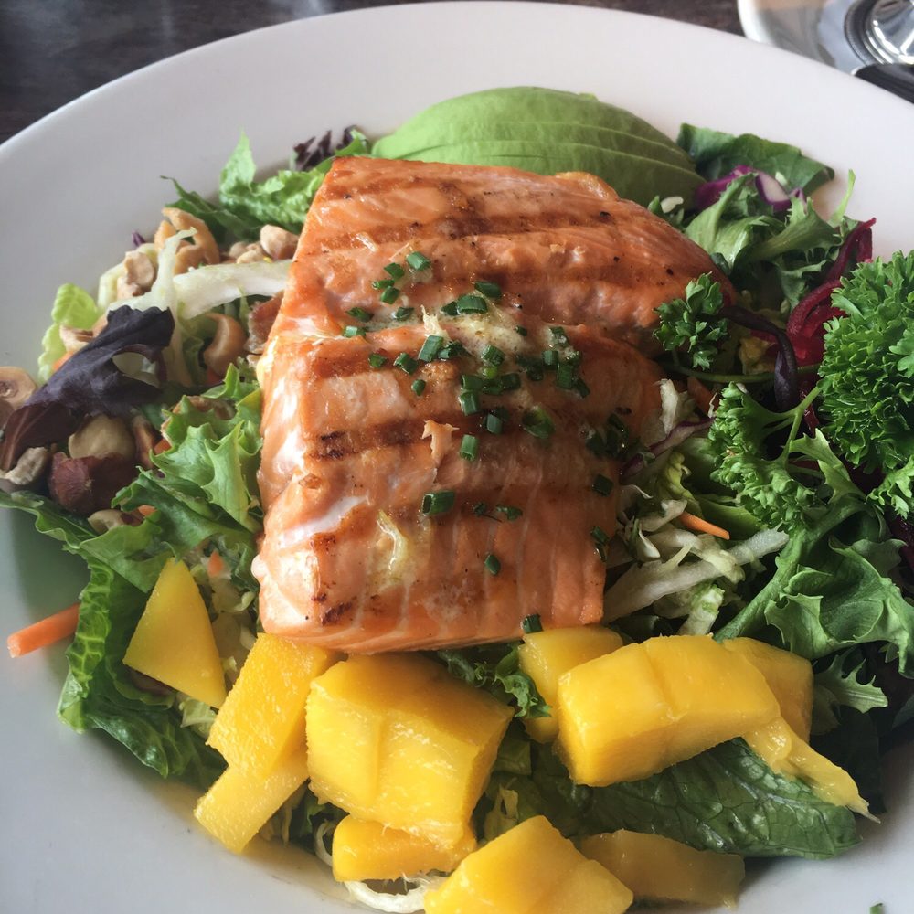 Anthony's Pier 66 - Salmon salad with avocado and mango in lieu of grapefruit - Seafood Near Me - Seattle, Washington Anthony's Pier 66 - Salmon salad with avocado and mango in lieu of grapefruit - Seafood Near Me - Seattle, Washington
