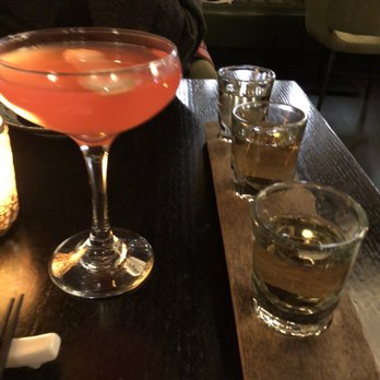 Fuji at Ink Block - pretty in pink + whiskey flight - Japanese Near Me - Boston, Massachusetts Fuji at Ink Block - pretty in pink + whiskey flight - Japanese Near Me - Boston, Massachusetts