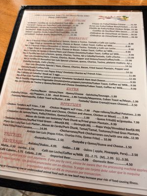 Menu photo 4 San Luis Cuban Cafe Fort Myers, FL Menu photo 4 San Luis Cuban Cafe Fort Myers, FL