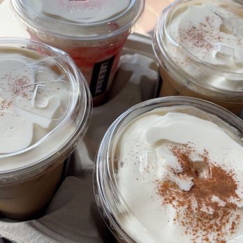 Paderia Bakehouse - strawberry horchata and horchata coffee - Bakeries Near Me - Irvine, California