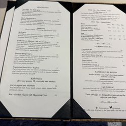 Vin Room - Menu