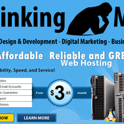 Thinking Man Creative LLC - WE offer Website Hosting.