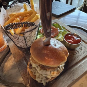 Wolf by Vanderpump at Caesars Republic Lake Tahoe - WOLF SIGNATURE DOUBLE SMASH BURGER - American Near Me - Stateline, Nevada