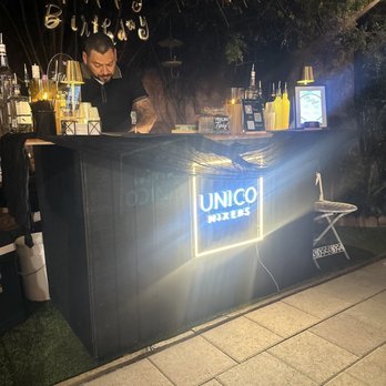 Unico Mixers - Another angle of the bar - Bartenders Near Me