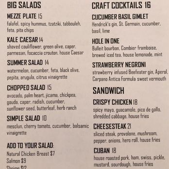 Gladstone Tavern - Lunch menu summer 2023 - New American Near Me - Gladstone, New Jersey