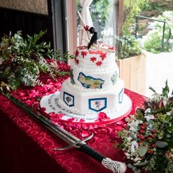 Fantasy Farm - Game of Thrones Wedding Cake at Fantasy Farm.