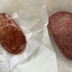 Two Bros Ravioli - hot soppressata & genoa salami - 1/2 pound of each