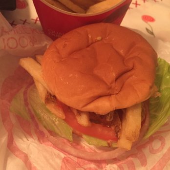 Wendy's - "Veggie sandwich" + fries - Burgers Near Me - Harrison, New Jersey