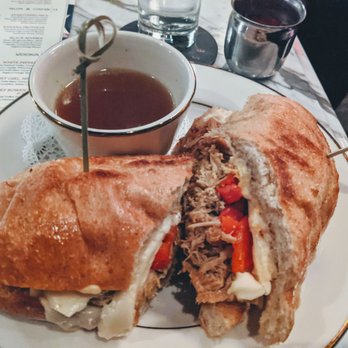 Bowen House - John's Roast Pork - broccoli rabe, roasted pepper, provolone & au jus. An ode to the local Philly legend. Best cheesesteak in Philly too. - Cocktail Bars Near Me - Dallas, Texas Bowen House - John's Roast Pork - broccoli rabe, roasted pepper, provolone & au jus. An ode to the local Philly legend. Best cheesesteak in Philly too. - Cocktail Bars Near Me - Dallas, Texas
