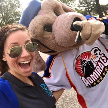 Pawesome Playdates - Bianca running into Salty Dog at the YMCA Greenbrier North Wellness Expo! - Dog Walkers Near Me - Chesapeake, Virginia
