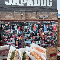 Wagyu Beef Terimayo Dog, Kurobuta Terimayo Dog, Bacon and Cheese Dogs Wagyu Beef Terimayo Dog, Kurobuta Terimayo Dog, Bacon and Cheese Dogs