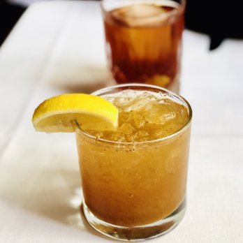 Serratto - 'BOUT FIG -N- THYME: Crater Lake vodka, black mission fig and thyme purée, lemon, simple, splash of soda, rocks - tasty! - Italian Near Me - Portland, Oregon