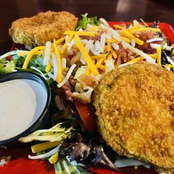 Charleston Sports Pub - BLT salad (with cheddar sub for feta cheese)