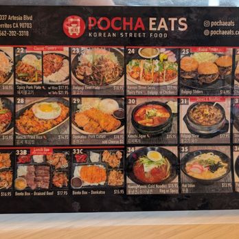 Pocha Eats - Menu - Korean Near Me - Cerritos, California