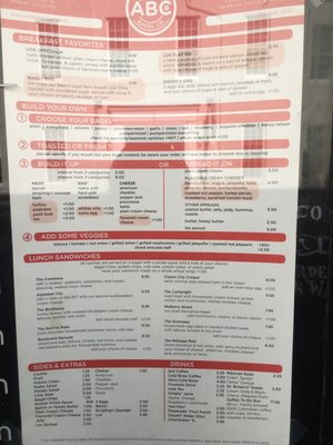 Menu photo 4 Athens Bagel Company Athens, GA