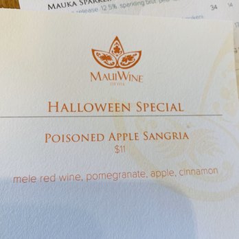 MauiWine - Halloween Special - Wineries Near Me - Kula, Hawaii MauiWine - Halloween Special - Wineries Near Me - Kula, Hawaii