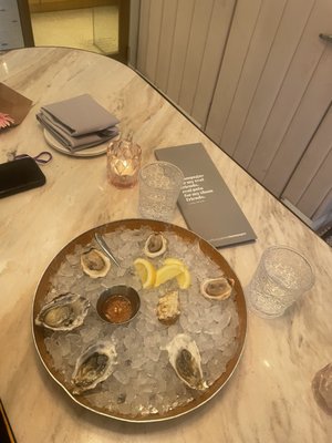 Coffee Oysters Champagne by null