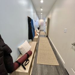 The hallway where you leave your things