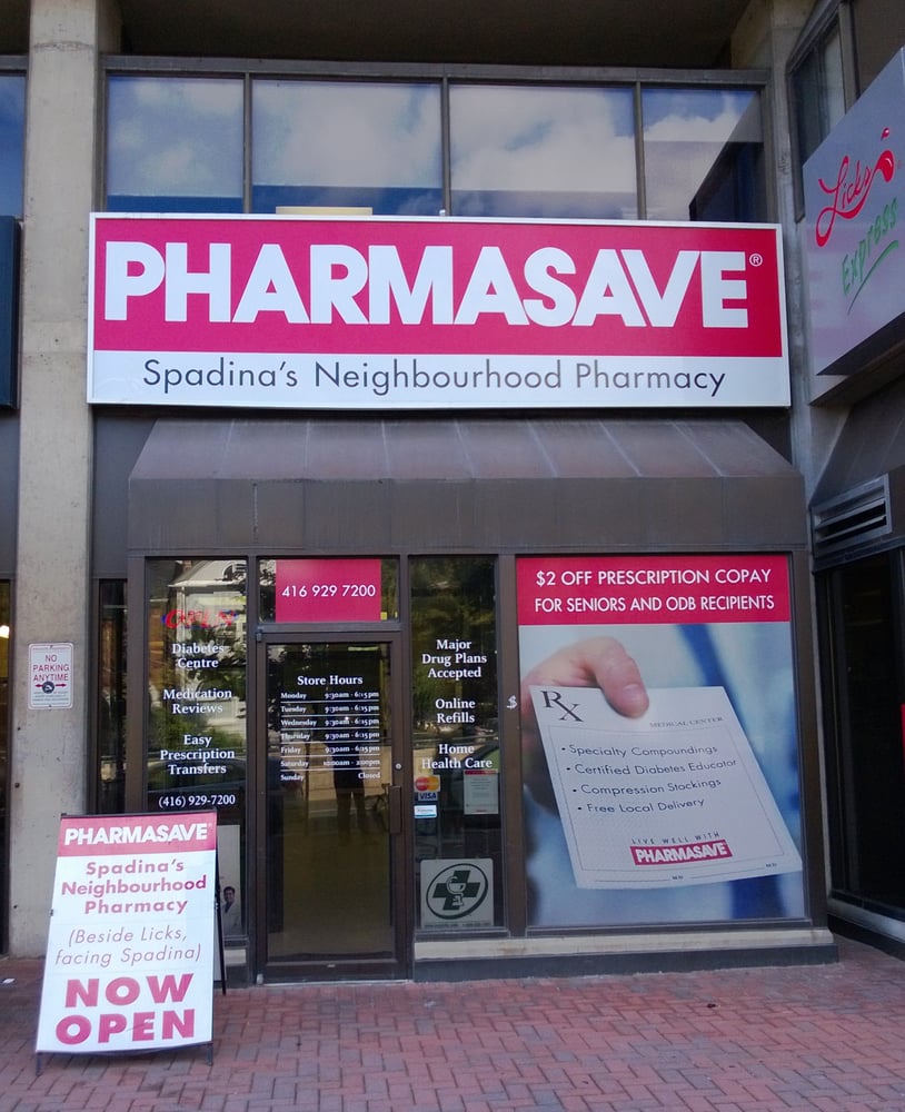 PHARMASAVE Updated September 2024 720 Spadina Avenue, Toronto