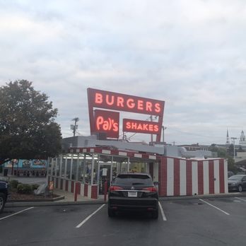 Pal's - a burger restaurant with a large neon sign - Fast Food Near Me - Kingsport, Tennessee Pal's - a burger restaurant with a large neon sign - Fast Food Near Me - Kingsport, Tennessee