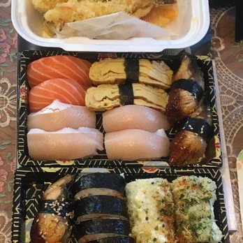 Hokkaido - shrimp tempura entree + assortment of sushis + rolls - Japanese Near Me - Houston, Texas Hokkaido - shrimp tempura entree + assortment of sushis + rolls - Japanese Near Me - Houston, Texas