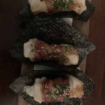 Iyasare - Mochi with bacon and seaweed - Japanese Near Me - Berkeley, California Iyasare - Mochi with bacon and seaweed - Japanese Near Me - Berkeley, California