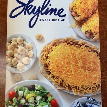Skyline Chili - menu front cover - Fast Food Near Me - Pickerington, Ohio Skyline Chili - menu front cover - Fast Food Near Me - Pickerington, Ohio