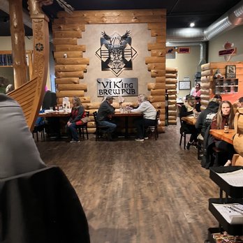 Viking Brew Pub - people sitting at tables and eating - American Near Me - Stoughton, Wisconsin