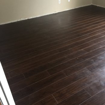 Geo's Carpet & Flooring - before the crown molding was installed - Flooring Near Me - Ontario, California