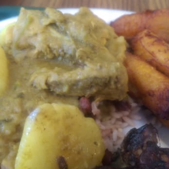 Carican Flavors - Curry Chicken/Jerk Chicken Peas and Rice Fried Plantains - Caribbean Near Me - Oklahoma City, Oklahoma