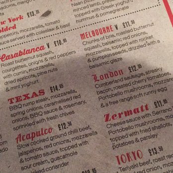 Fire & Stone - Menu - Pizza Near Me - London, XGL