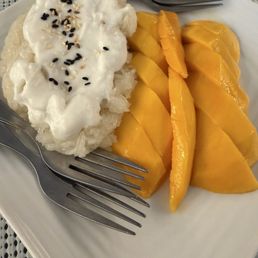 Mango with sticky rice Mango with sticky rice