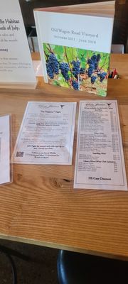 Menu photo 1 Chris James Cellars McMinnville, OR