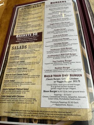 Menu photo 3 Moab Grill Moab, UT