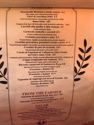 Menu photo 6 Taverna Agàpe Rome, RM