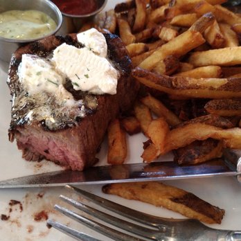 Beardslee Public House - Steak frites - filet with truffle butter, YUM! - Breweries Near Me - Bothell, Washington
