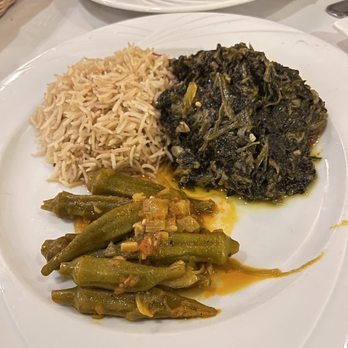 Ariana Restaurant - Lamb Sabzi Challow - Afghan Near Me - Brighton, Massachusetts