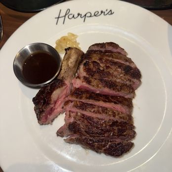 Harper's - Cowgirl Ribeye, 12 OZ. - Steakhouses Near Me - Nashville, Tennessee Harper's - Cowgirl Ribeye, 12 OZ. - Steakhouses Near Me - Nashville, Tennessee