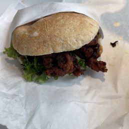 Nashville hot mushroom pita Nashville hot mushroom pita