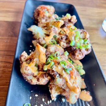 Saint & Second - Crispy cauliflower tempura   @hybrideater - New American Near Me - Long Beach, California