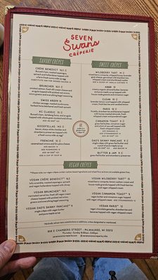 Menu photo 3 Seven Swans Creperie Milwaukee, WI Menu photo 3 Seven Swans Creperie Milwaukee, WI