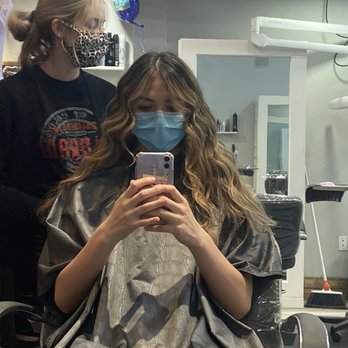 Denton Color Lab - Balayage on dark dark brown asian hair :) - Hair Extensions Near Me - Denton, Texas