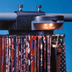 T2 Design & Prototype - The Fast Track Tie Rack is a motorized rotary tie and belt organizer. Designed and prototyped by T2 Design.